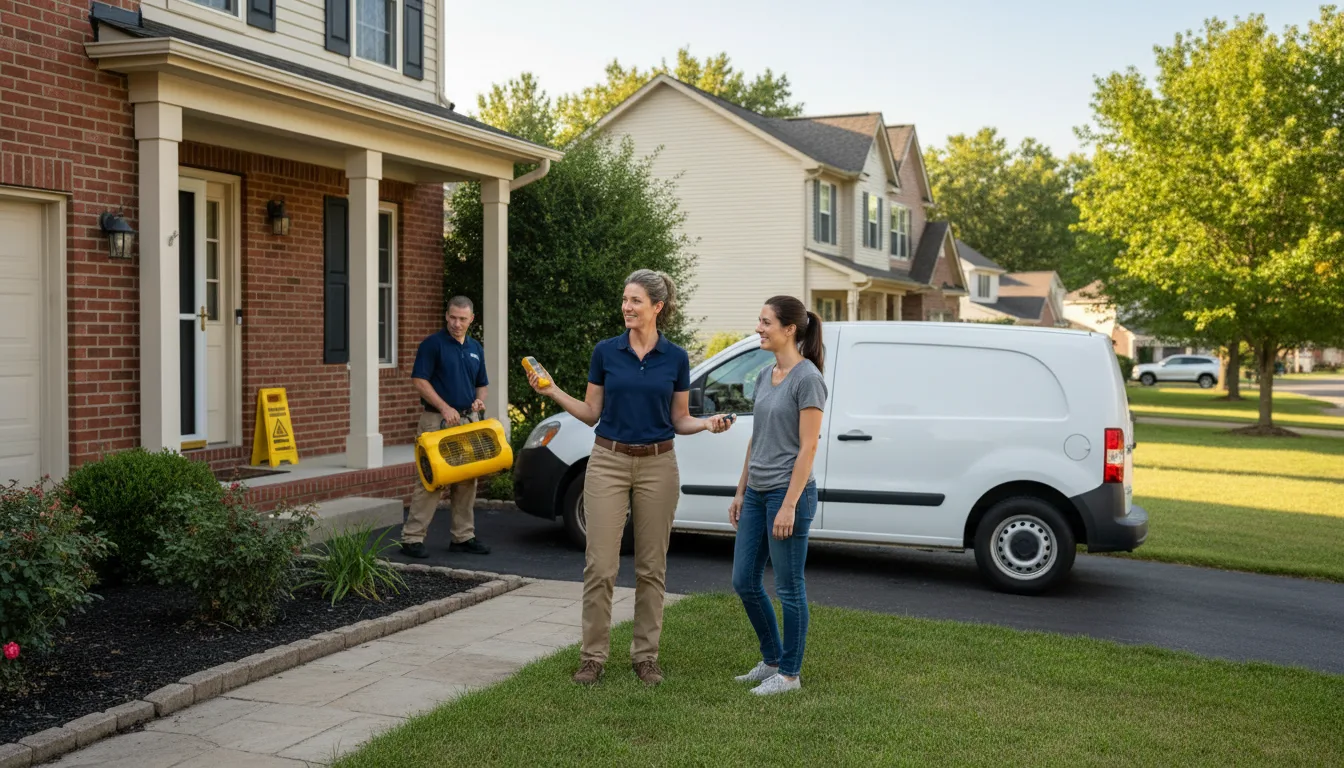 Residential water damage restoration in Fingal, ND